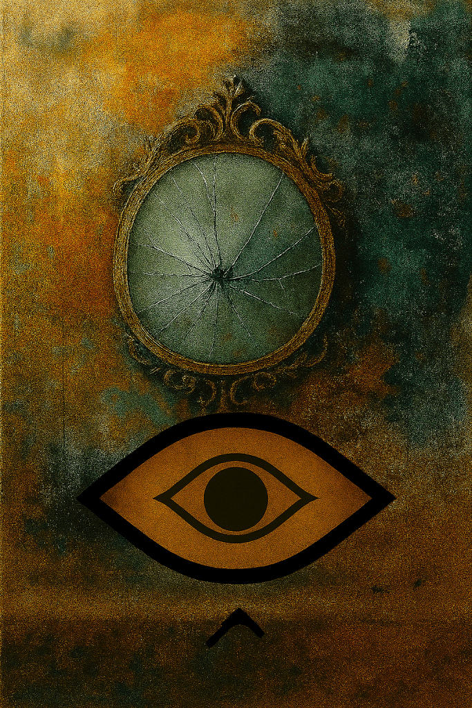 The mirror reveals the fractured parts of you. 